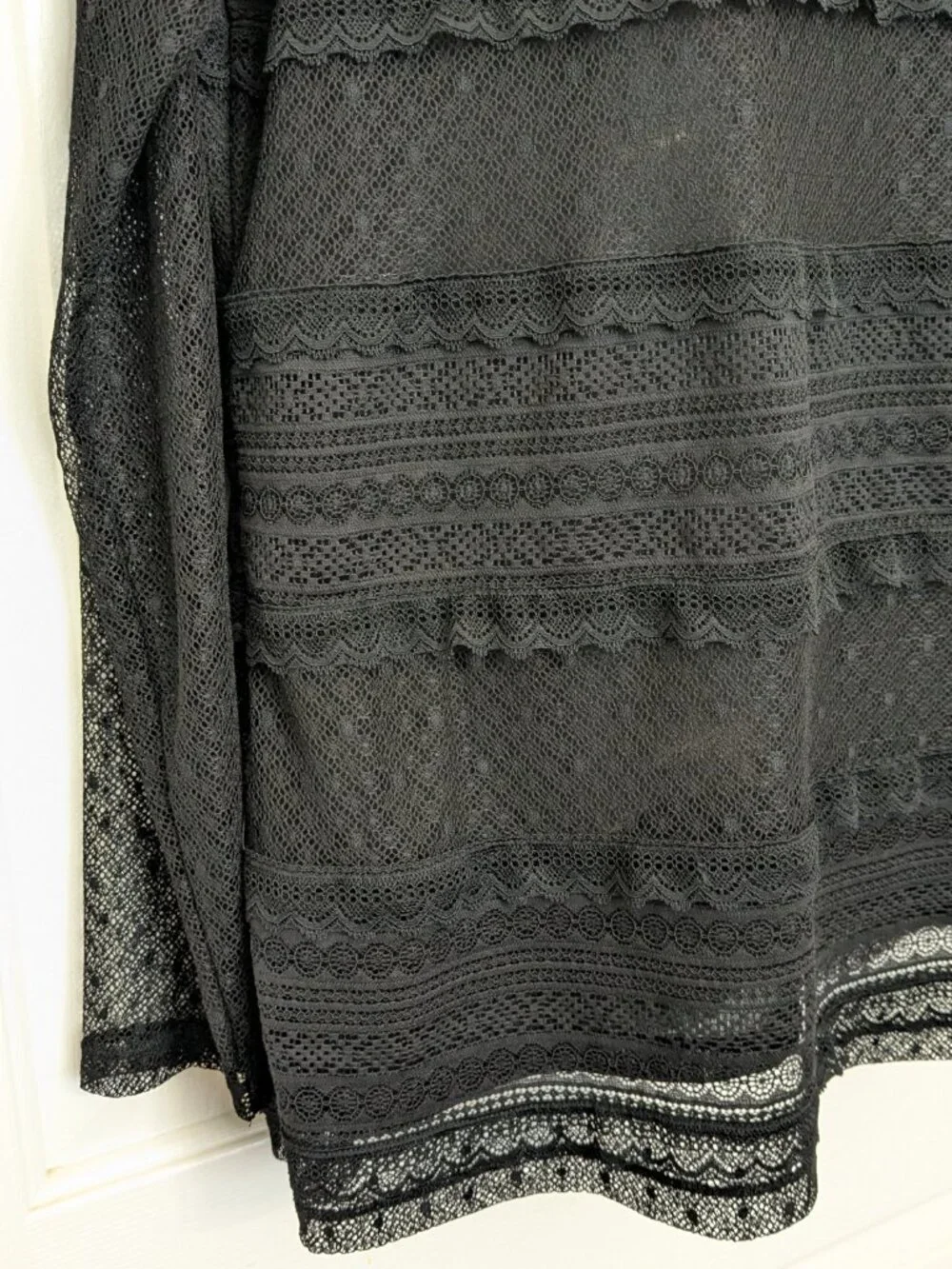 Michael Kors Women's Top Blouse  Size XL Black